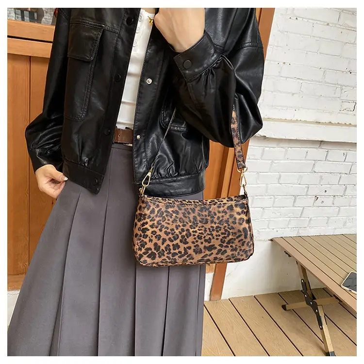 PU Leopard Print Shoulder Bag for Women — feature 13