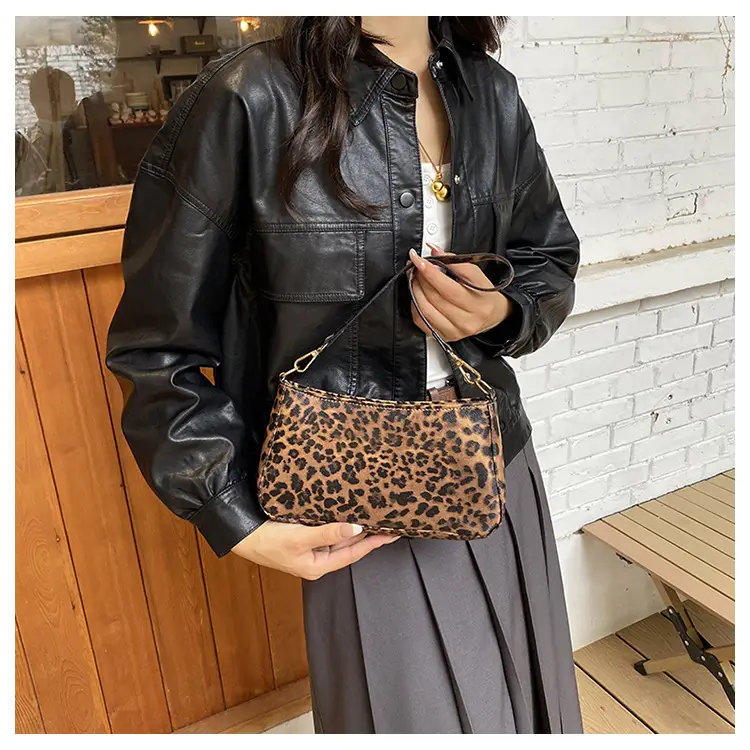 PU Leopard Print Shoulder Bag for Women — feature 16