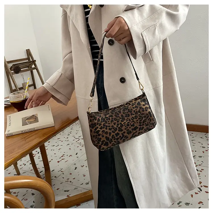 PU Leopard Print Shoulder Bag for Women — feature 17