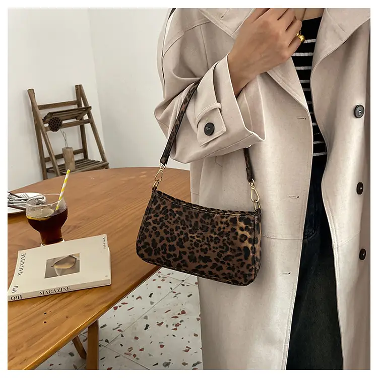 PU Leopard Print Shoulder Bag for Women — feature 18