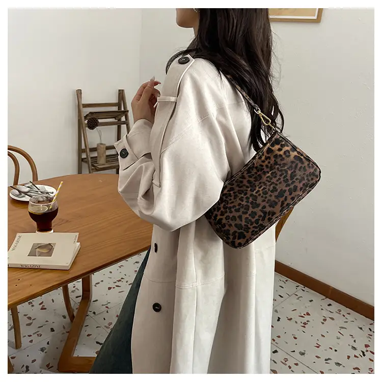 PU Leopard Print Shoulder Bag for Women — feature 19