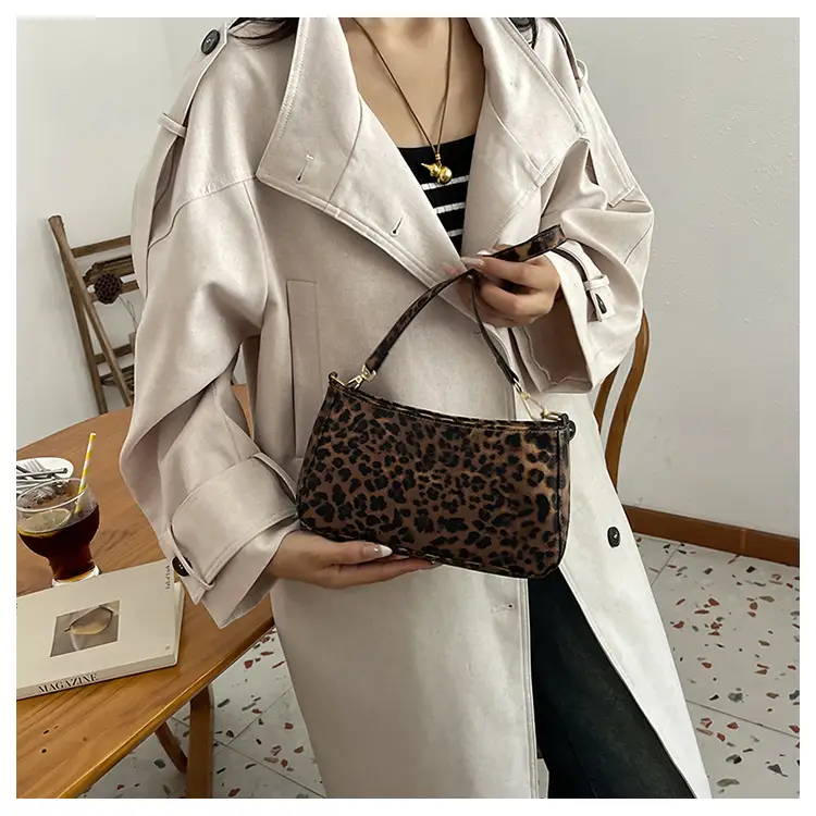PU Leopard Print Shoulder Bag for Women — feature 21