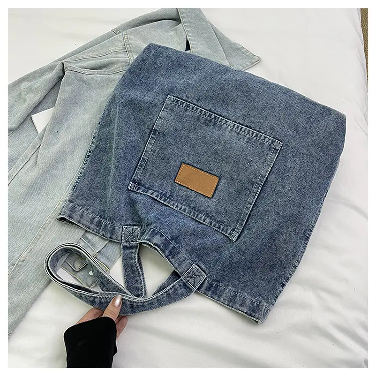 Women Denim Wash Bag Large Capacity Washable — feature 23