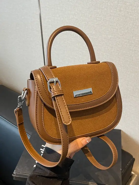 Black Saddle Crossbody Bag for Women 2024 - Image 6