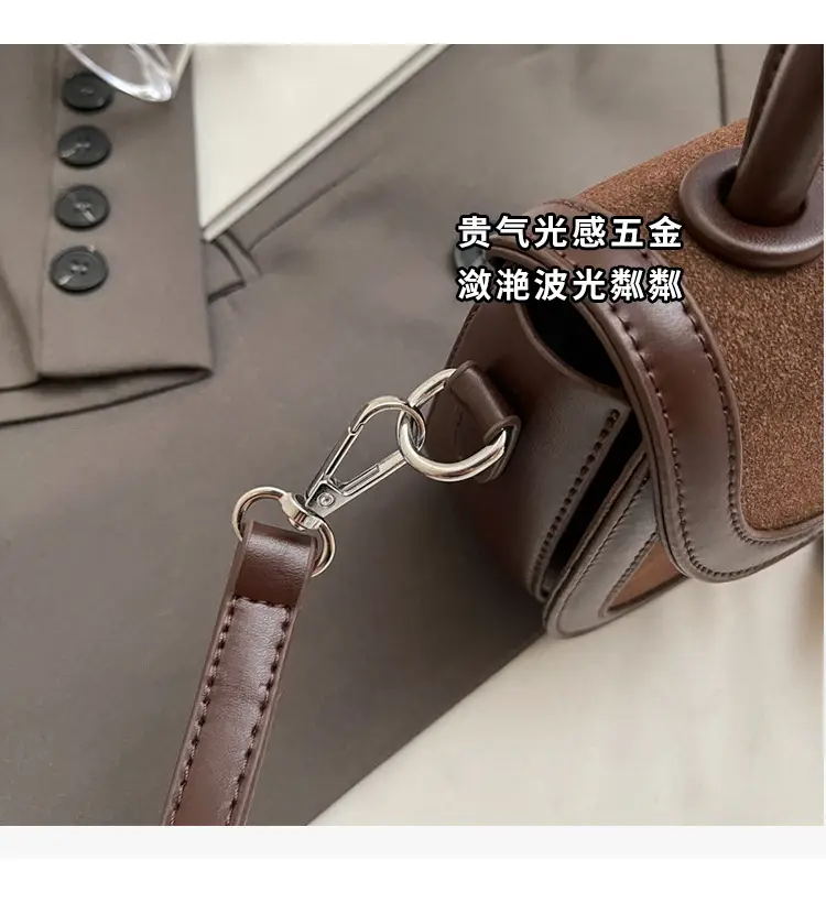 Black Saddle Crossbody Bag for Women 2024 — feature 4
