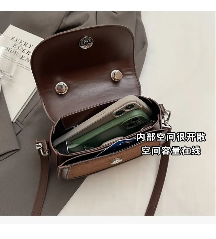 Black Saddle Crossbody Bag for Women 2024 — feature 9