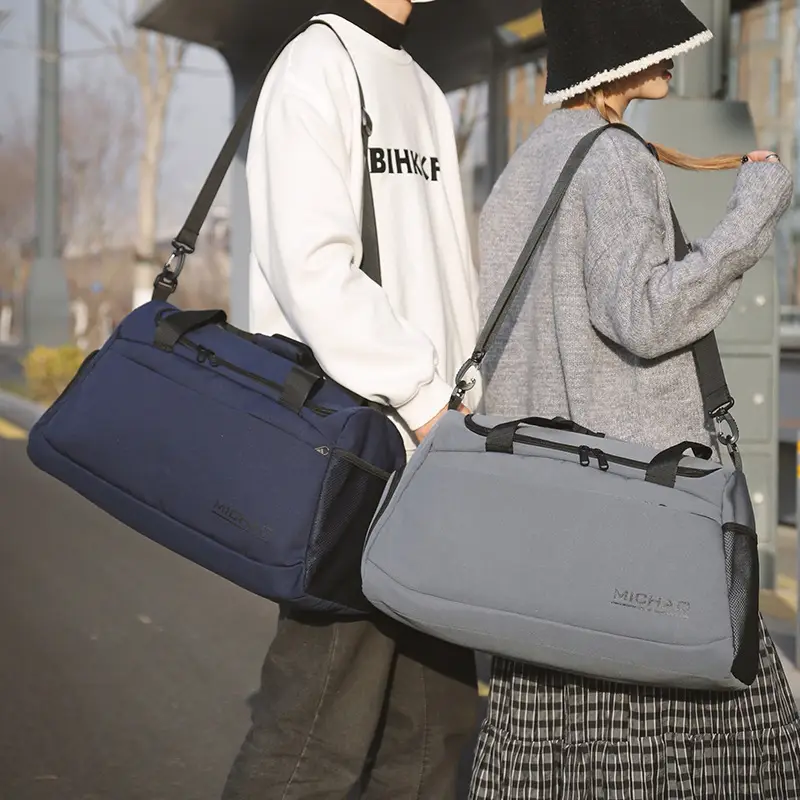 Black Dry & Wet Separation Gym Bag Large Capacity - Image 10