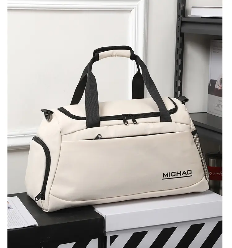 Black Dry & Wet Separation Gym Bag Large Capacity — feature 18