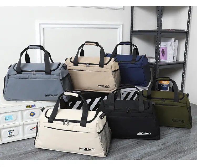 Black Dry & Wet Separation Gym Bag Large Capacity — feature 19