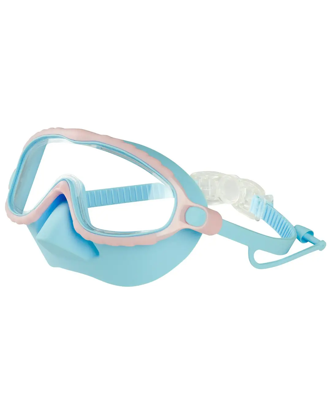 Manufacturers children's anti-choking swimming goggles HD anti-fog large frame eye protection nose protection swimming goggles children's swimming equipment wholesale