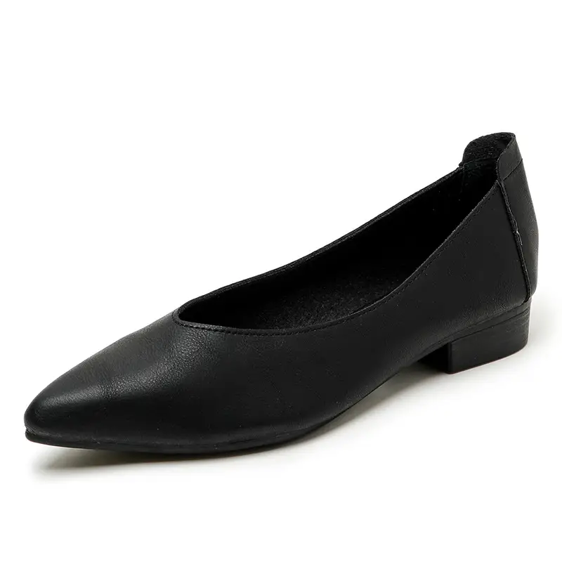 Popular Single Shoes with Chunky Heels, 2025 New Versatile Fairy-Style Loafers, Shallow Mid-Heel Shoes, Mother's Size Women's Shoes, Granny Shoes, Versatile - Image 20