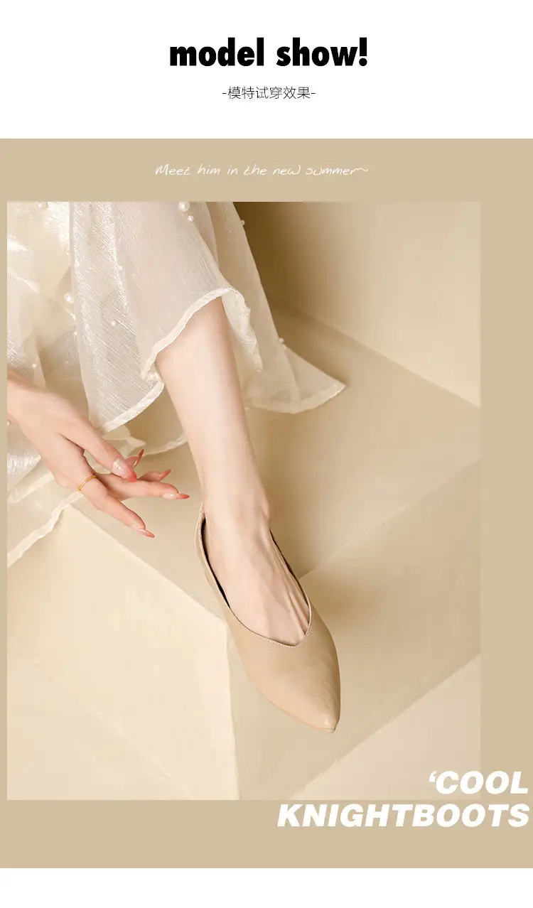 Popular Single Shoes with Chunky Heels, 2025 New Versatile Fairy-Style Loafers, Shallow Mid-Heel Shoes, Mother's Size Women's Shoes, Granny Shoes, Versatile — feature 16