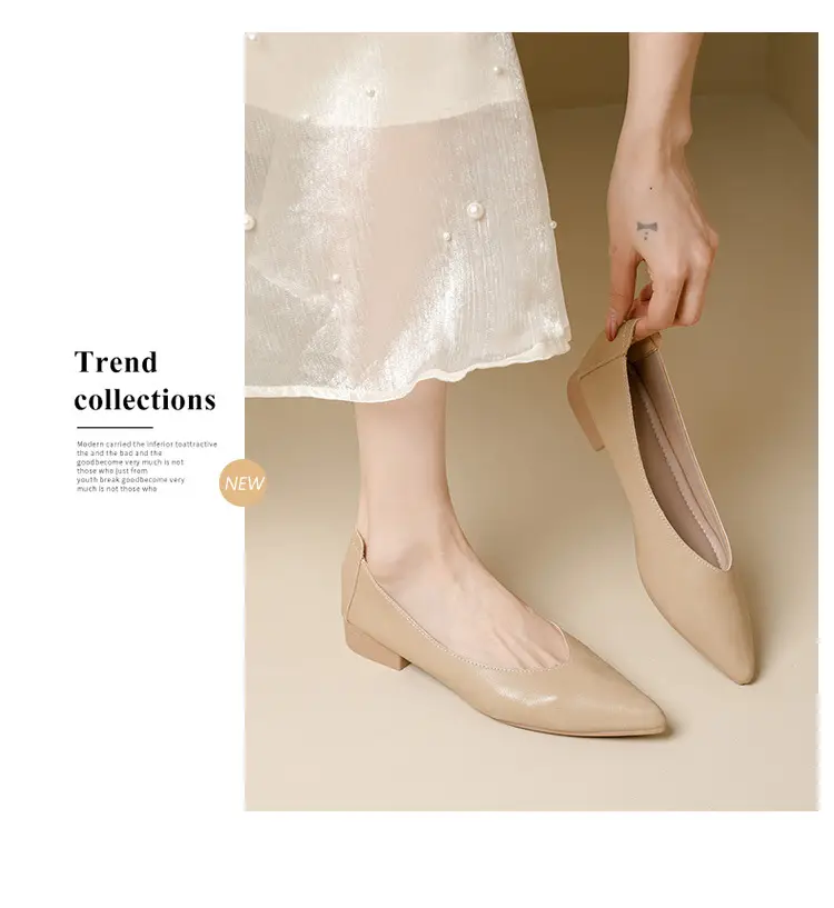 Popular Single Shoes with Chunky Heels, 2025 New Versatile Fairy-Style Loafers, Shallow Mid-Heel Shoes, Mother's Size Women's Shoes, Granny Shoes, Versatile — feature 17