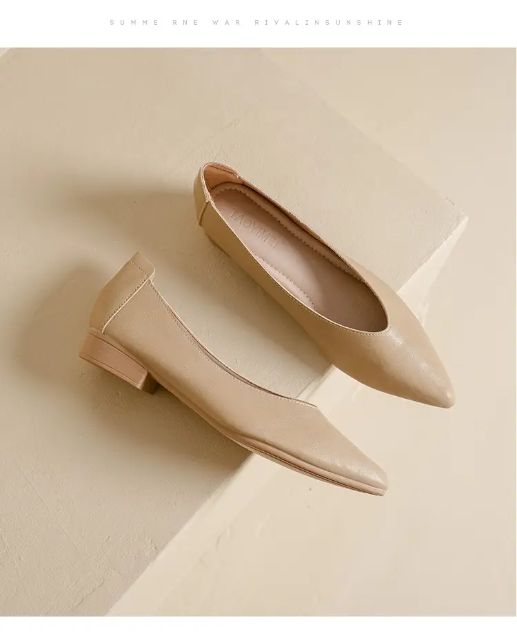 Popular Single Shoes with Chunky Heels, 2025 New Versatile Fairy-Style Loafers, Shallow Mid-Heel Shoes, Mother's Size Women's Shoes, Granny Shoes, Versatile — feature 22