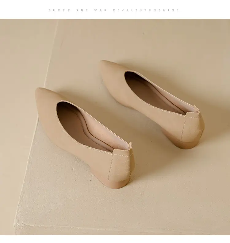 Popular Single Shoes with Chunky Heels, 2025 New Versatile Fairy-Style Loafers, Shallow Mid-Heel Shoes, Mother's Size Women's Shoes, Granny Shoes, Versatile — feature 25