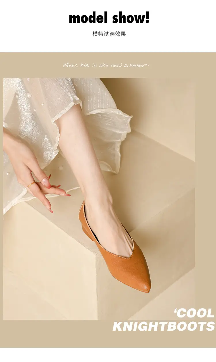 Popular Single Shoes with Chunky Heels, 2025 New Versatile Fairy-Style Loafers, Shallow Mid-Heel Shoes, Mother's Size Women's Shoes, Granny Shoes, Versatile — feature 26