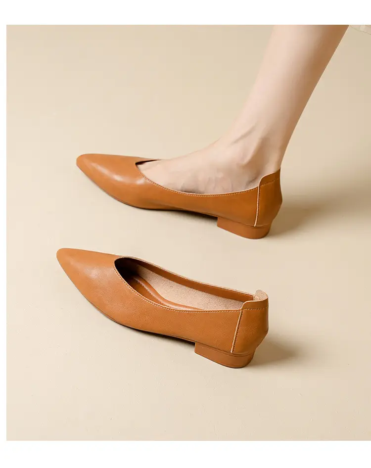 Popular Single Shoes with Chunky Heels, 2025 New Versatile Fairy-Style Loafers, Shallow Mid-Heel Shoes, Mother's Size Women's Shoes, Granny Shoes, Versatile — feature 27
