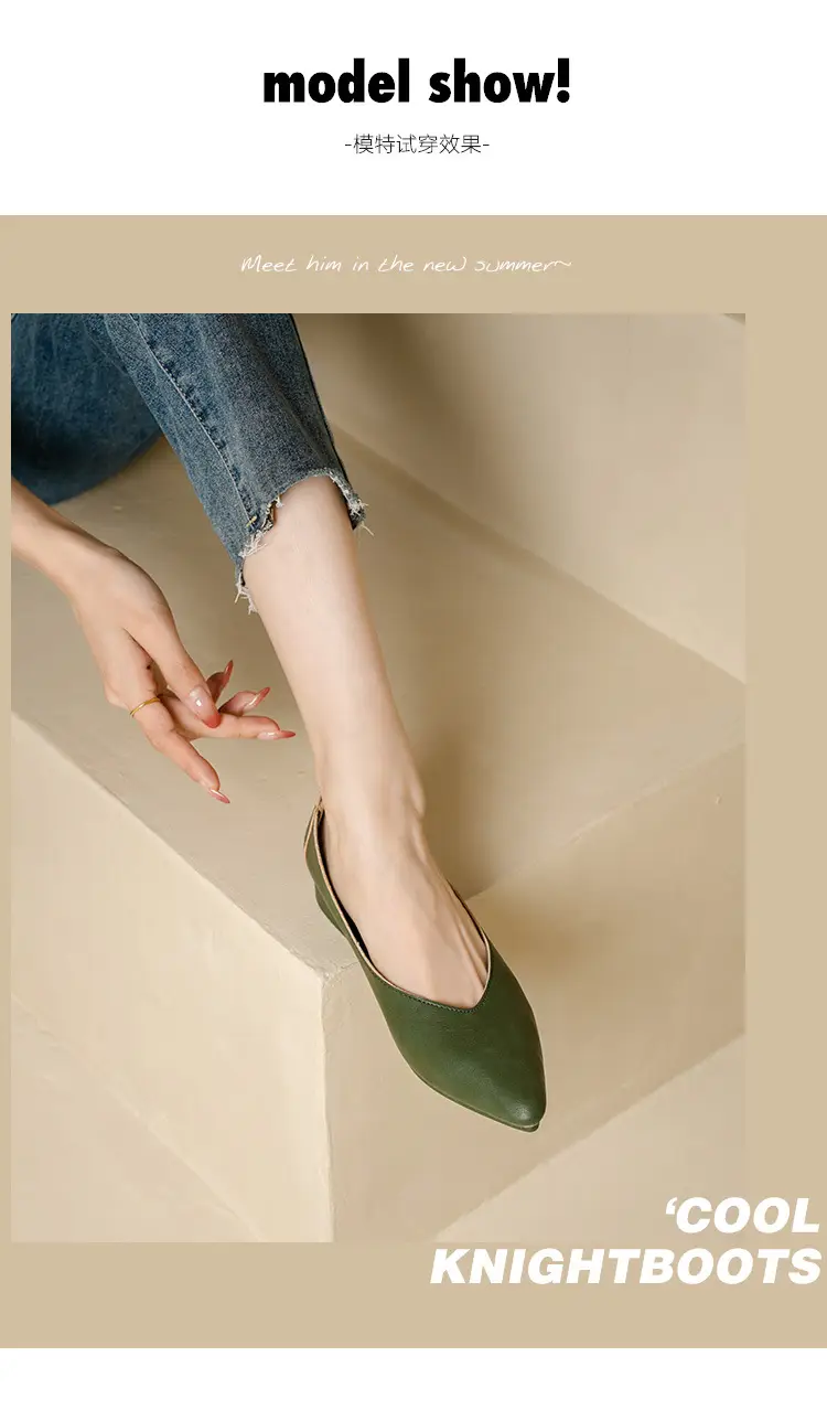 Popular Single Shoes with Chunky Heels, 2025 New Versatile Fairy-Style Loafers, Shallow Mid-Heel Shoes, Mother's Size Women's Shoes, Granny Shoes, Versatile — feature 33