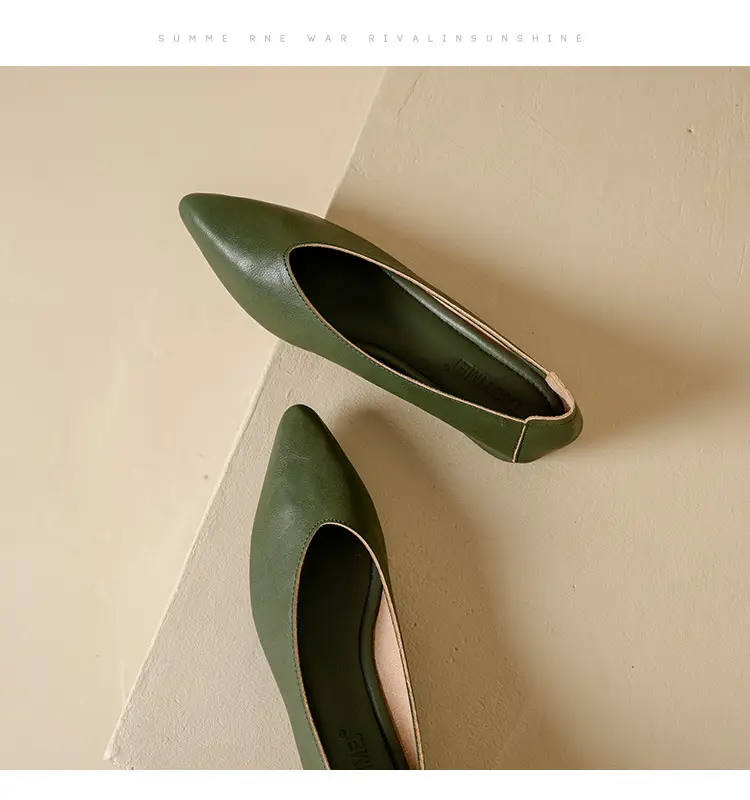 Popular Single Shoes with Chunky Heels, 2025 New Versatile Fairy-Style Loafers, Shallow Mid-Heel Shoes, Mother's Size Women's Shoes, Granny Shoes, Versatile — feature 40