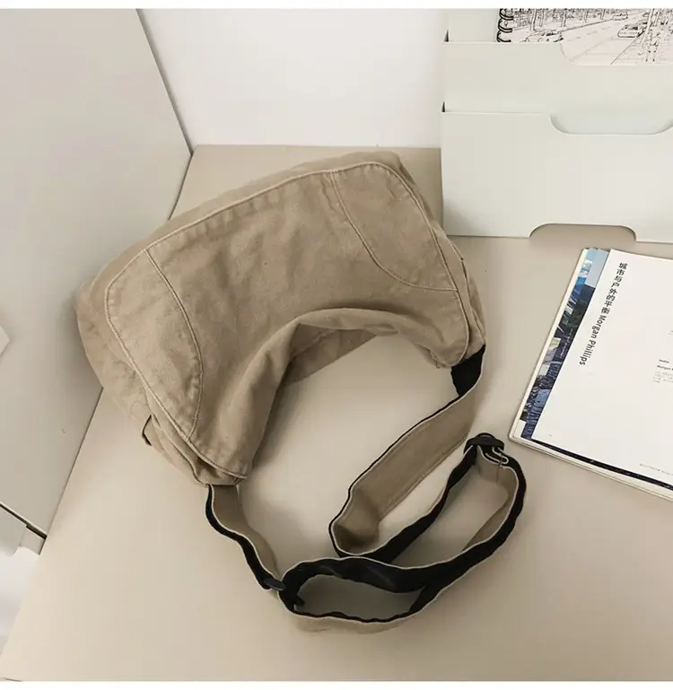 Washed Canvas Crossbody Bag Men Japanese Style Large Capacity — feature 54