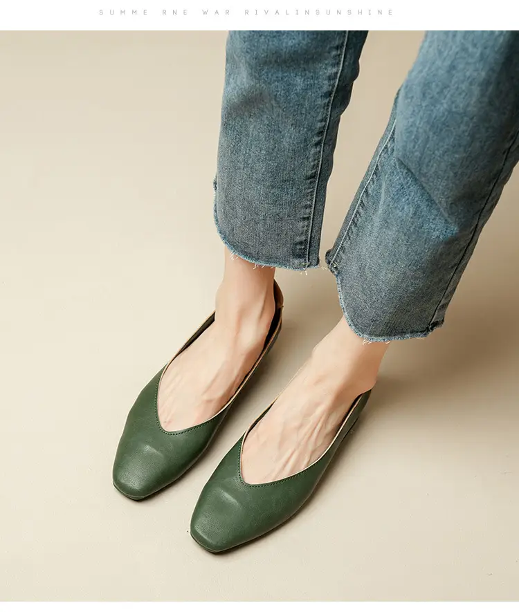 Square-Toe Single Shoes for Women with Chunky Heels, 2025 New Fairy-Style Shallow Mid-Heel Shoes, Mother's Size Women's Shoes, Versatile Granny Shoes — feature 38