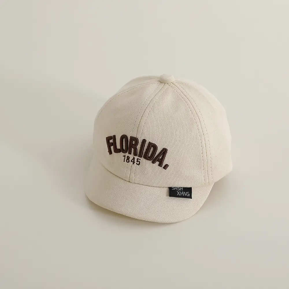 Florida 1945 Beige Baseball Cap for Boys Girls — feature 13
