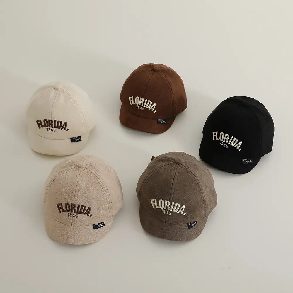 Florida 1945 Beige Baseball Cap for Boys Girls — feature 2