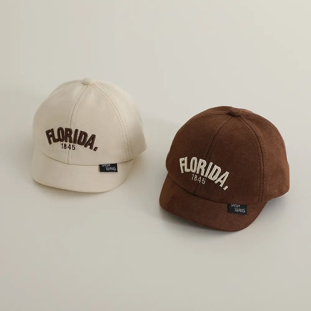 Florida 1945 Beige Baseball Cap for Boys Girls — feature 6
