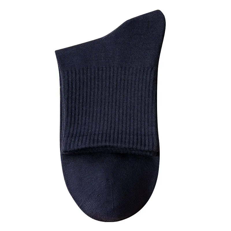 Men's Pure Cotton Socks for Autumn and Winter, 10A Antibacterial, Sweat-Absorbent, Odor-Resistant, Mid-Tube, Seamless, Spring and Autumn, All-Cotton Sports Socks Wholesale