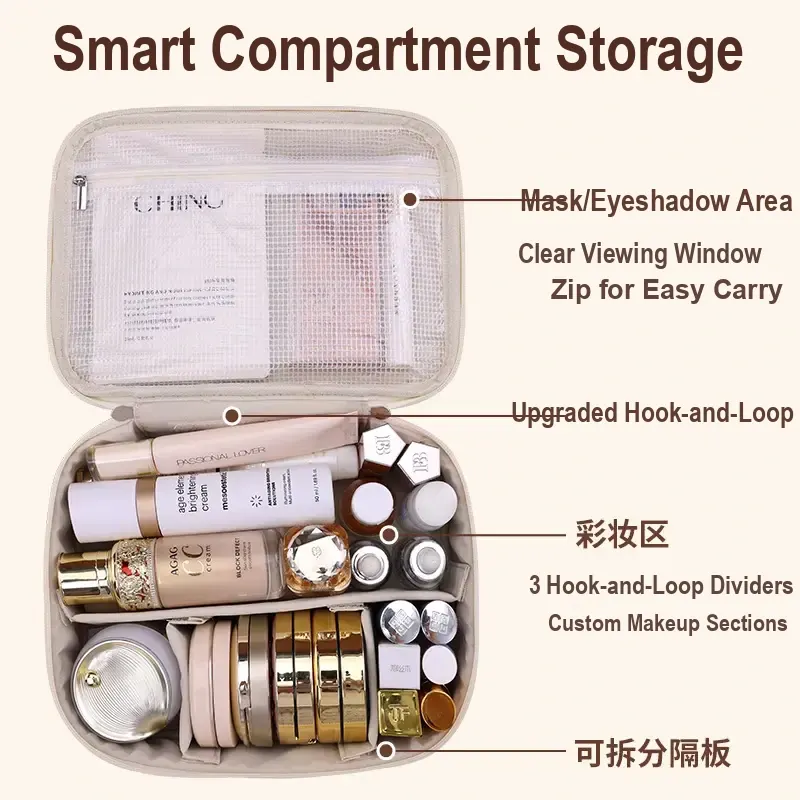 Waterproof Cosmetic Bag With Detachable Brush Board - Image 6