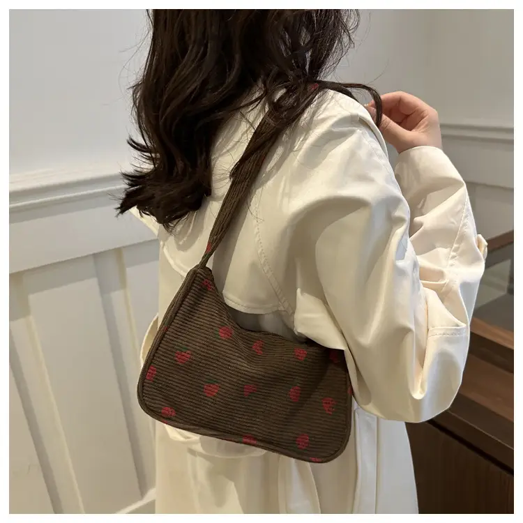 Japanese Style Strawberry Print Shoulder Bag for Girls — feature 26