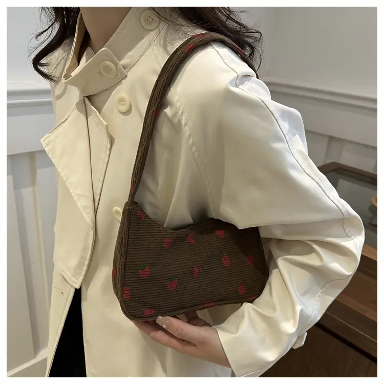 Japanese Style Strawberry Print Shoulder Bag for Girls — feature 29