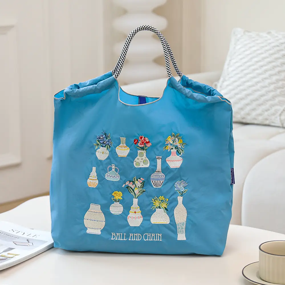 Japanese Embroidered Floral Shoulder Bag Black - Image 95