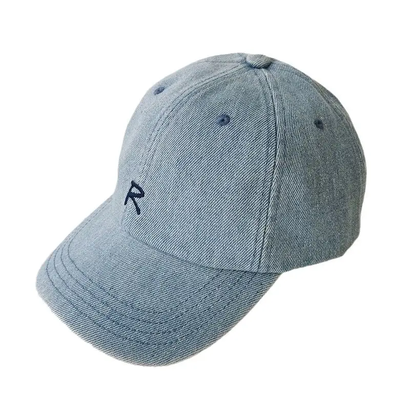 2026 New Denim Baseball Cap with R Logo - Image 8