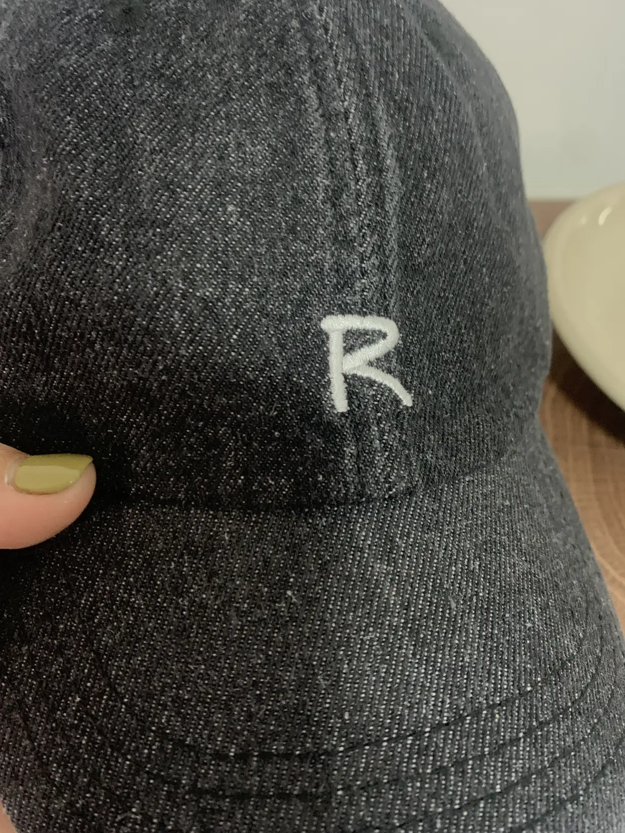 2026 New Denim Baseball Cap with R Logo — feature 10