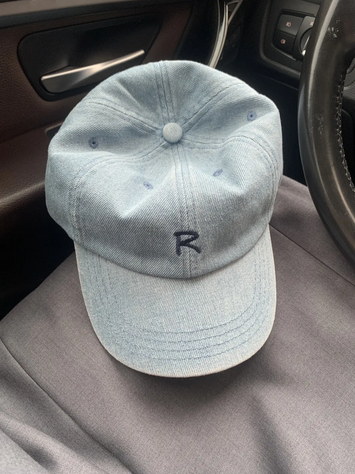 2026 New Denim Baseball Cap with R Logo — feature 11