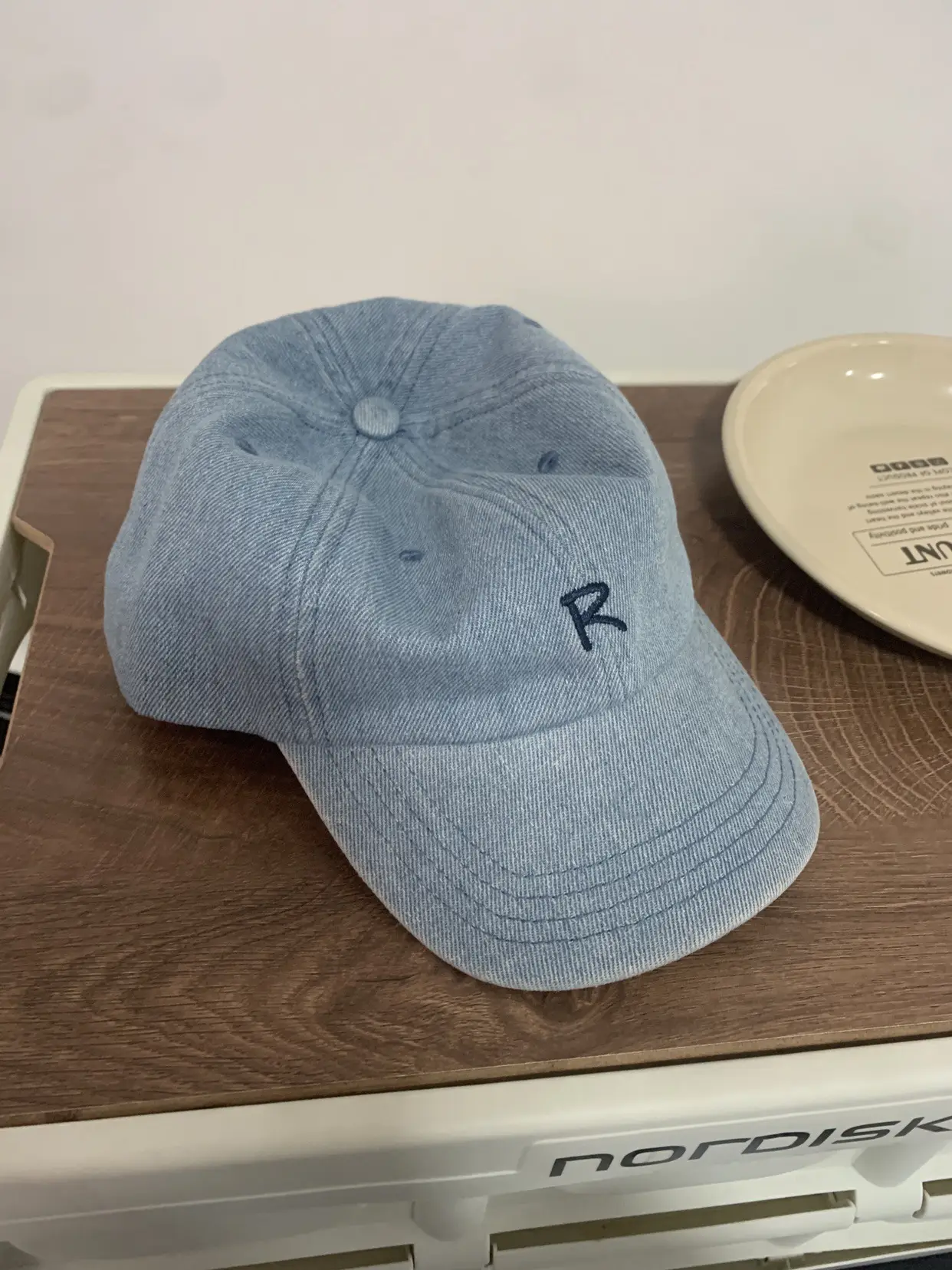 2026 New Denim Baseball Cap with R Logo — feature 2