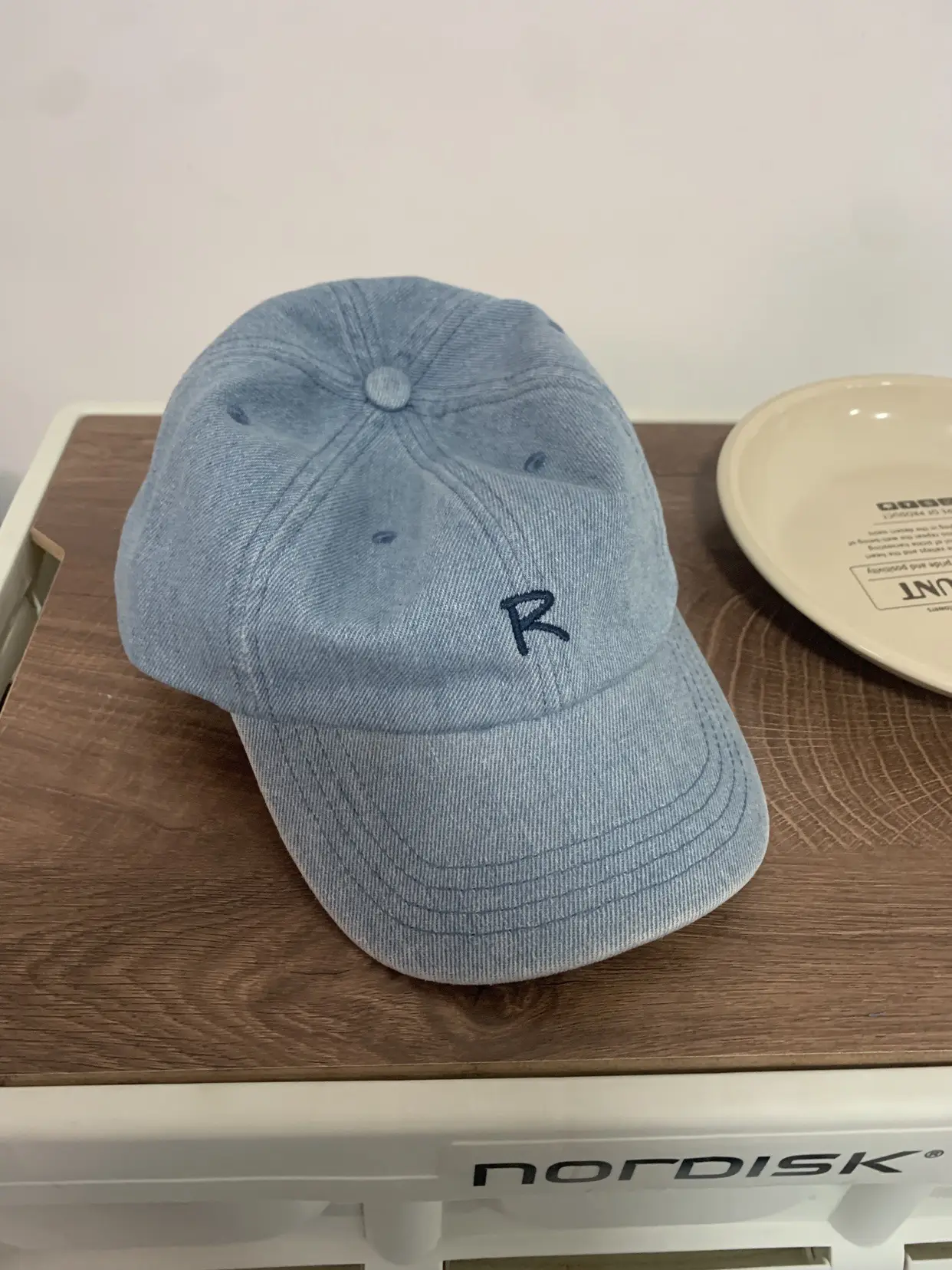 2026 New Denim Baseball Cap with R Logo — feature 3