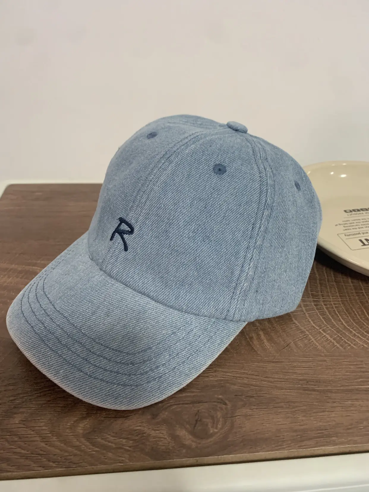2026 New Denim Baseball Cap with R Logo — feature 4
