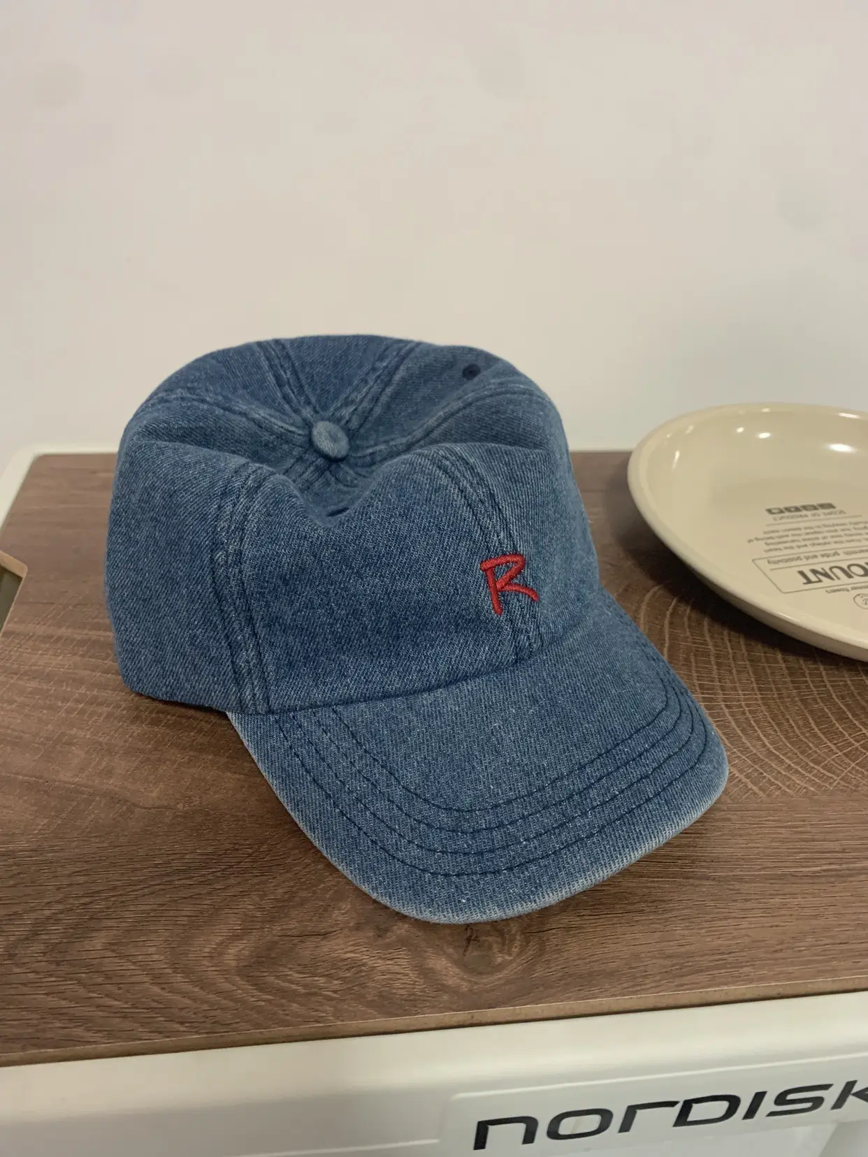 2026 New Denim Baseball Cap with R Logo — feature 5
