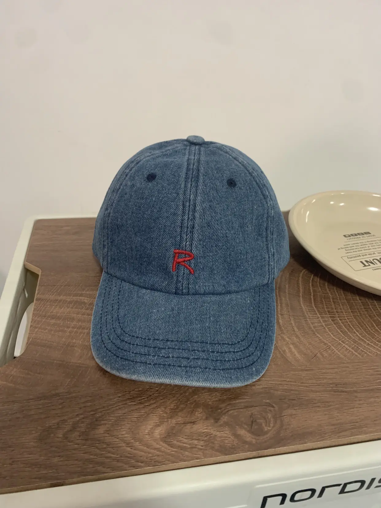 2026 New Denim Baseball Cap with R Logo — feature 7