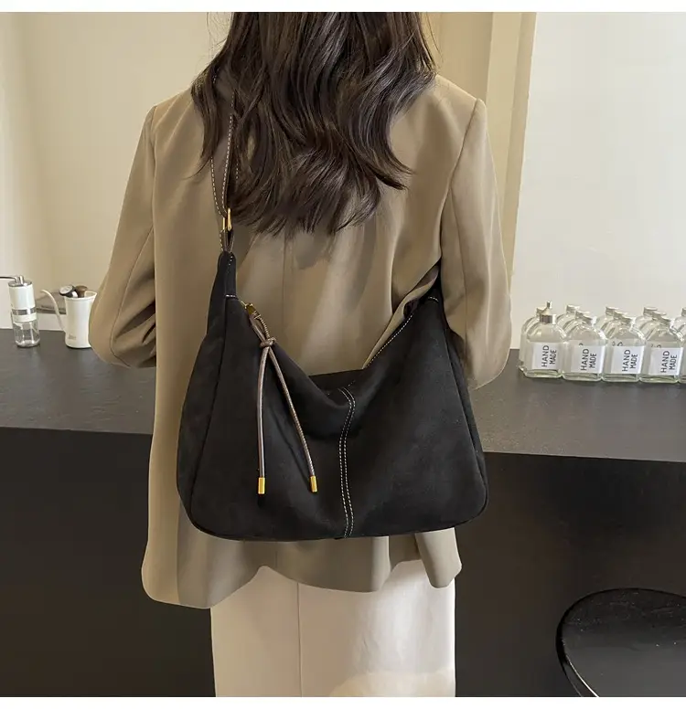Women's Crossbody Bag Beige Brown Leather Shoulder Bag — feature 20