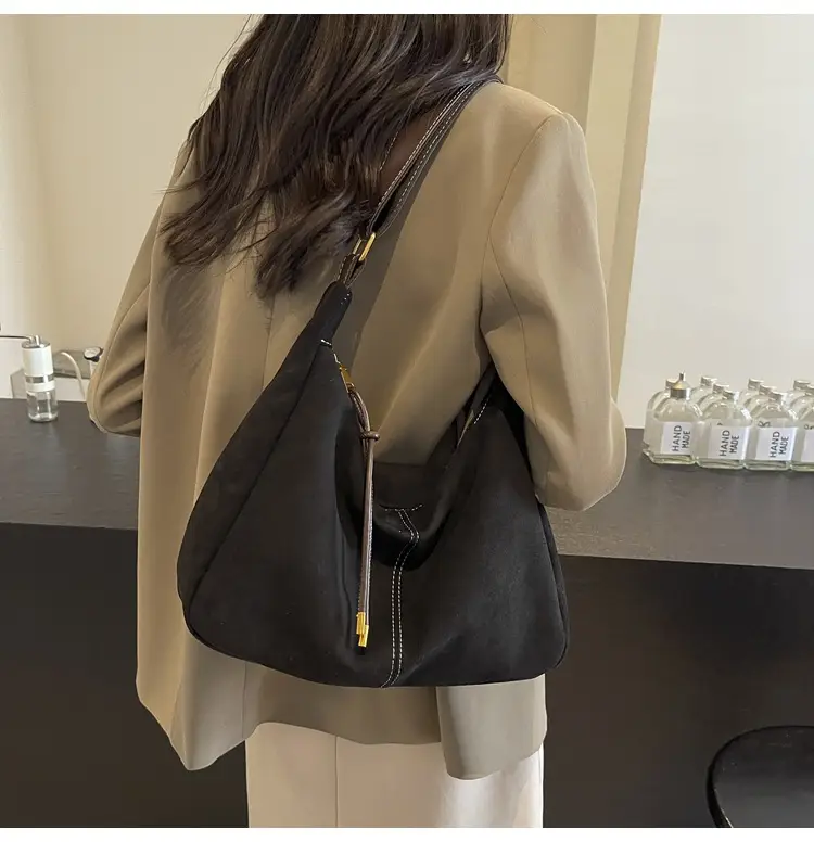 Women's Crossbody Bag Beige Brown Leather Shoulder Bag — feature 24