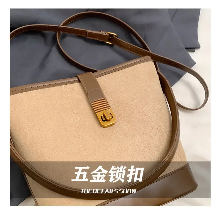 Vintage Frosted Women's Shoulder Bag Brown 2024 — feature 13