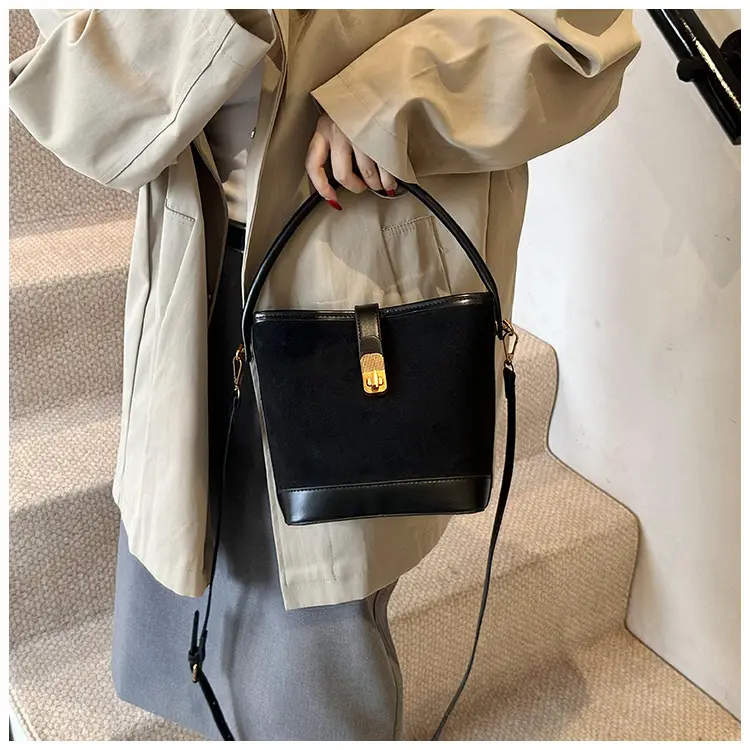 Vintage Frosted Women's Shoulder Bag Brown 2024 — feature 23