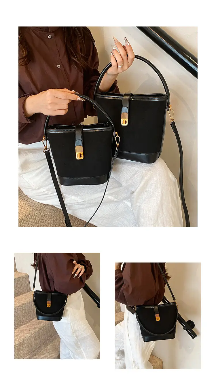 Vintage Frosted Women's Shoulder Bag Brown 2024 — feature 7