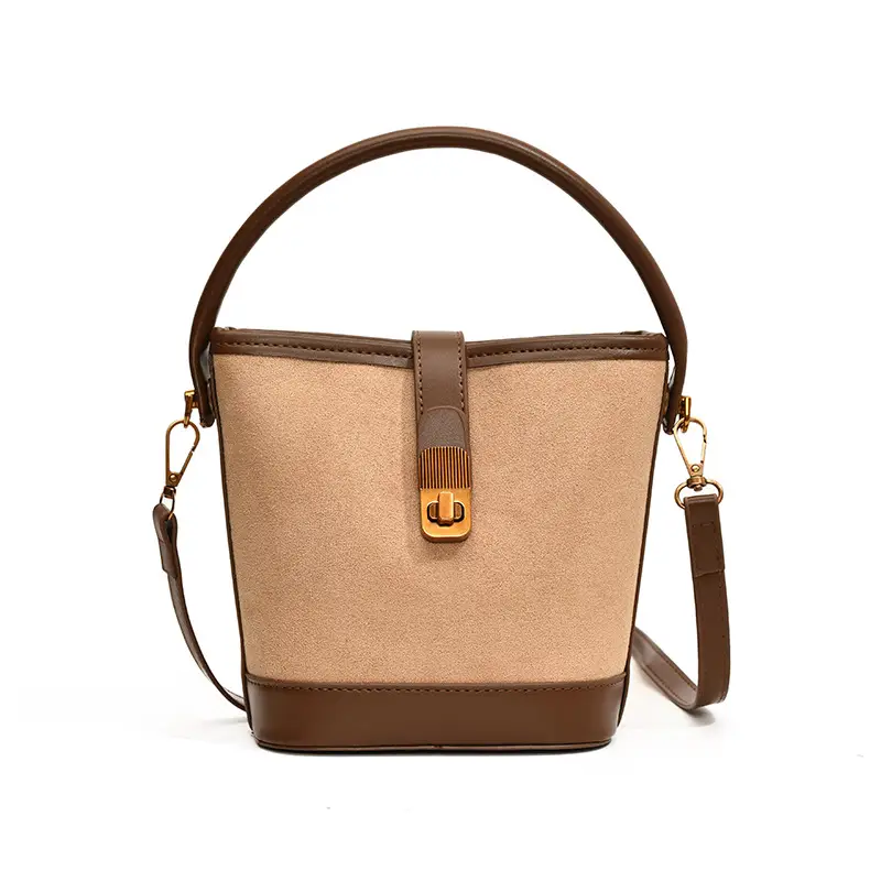Vintage Frosted Women's Shoulder Bag Brown 2024 - Image 3