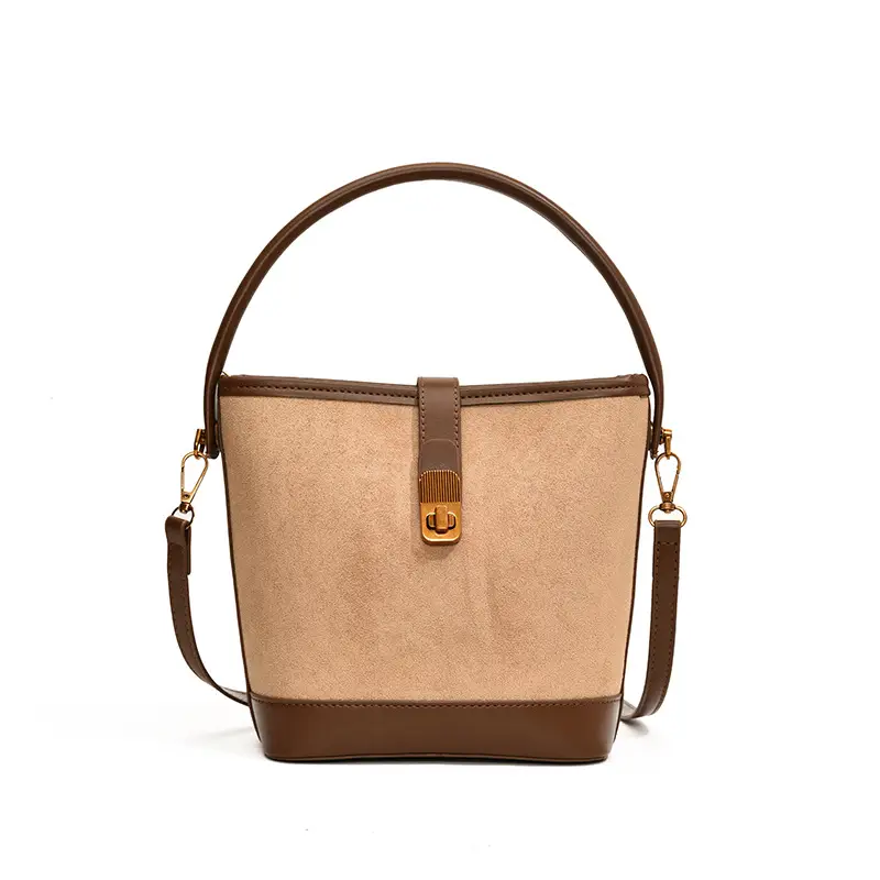 Vintage Frosted Women's Shoulder Bag Brown 2024 - Image 7