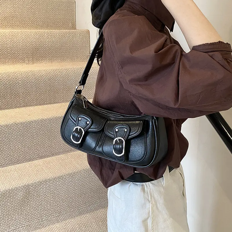Brown Textured Crossbody Bag for Women 2024 - Image 8
