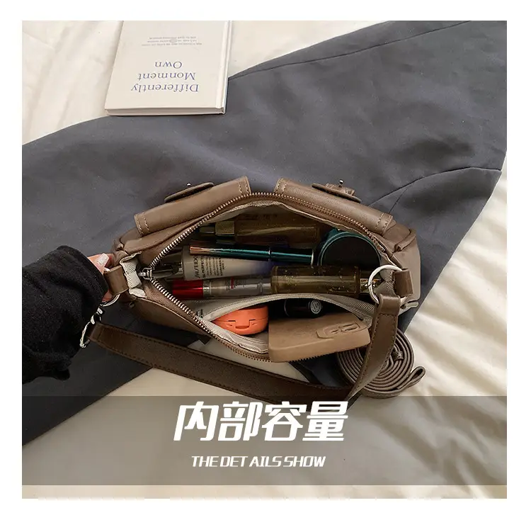 Brown Textured Crossbody Bag for Women 2024 — feature 10